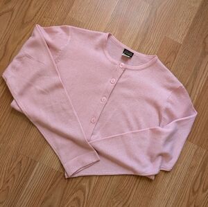Elegant Light Pink Women's Cardigan